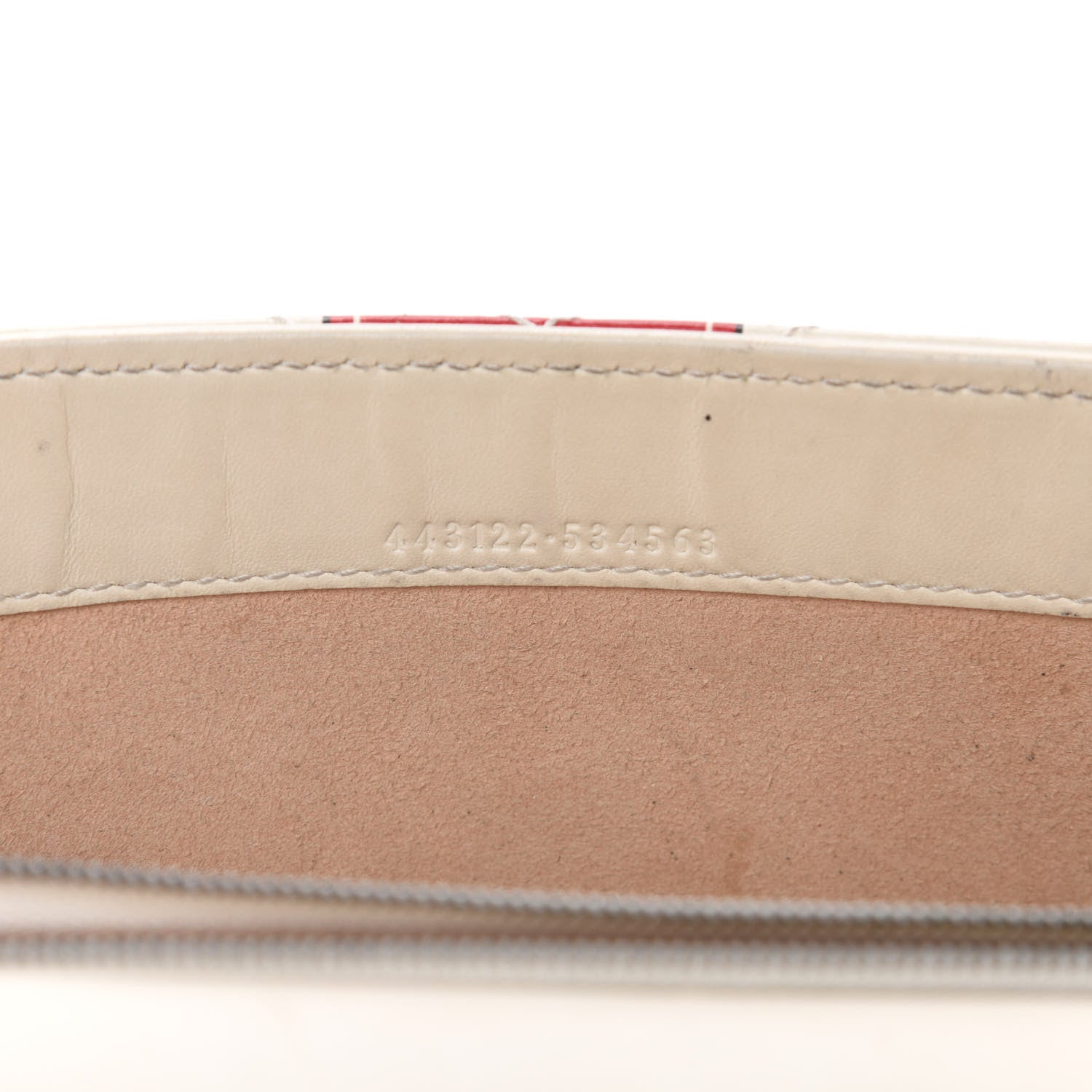 Gucci Calfskin Matelasse Trompe L'Oeil Print Mini GG Marmont Chain Wallet White 20 of 22