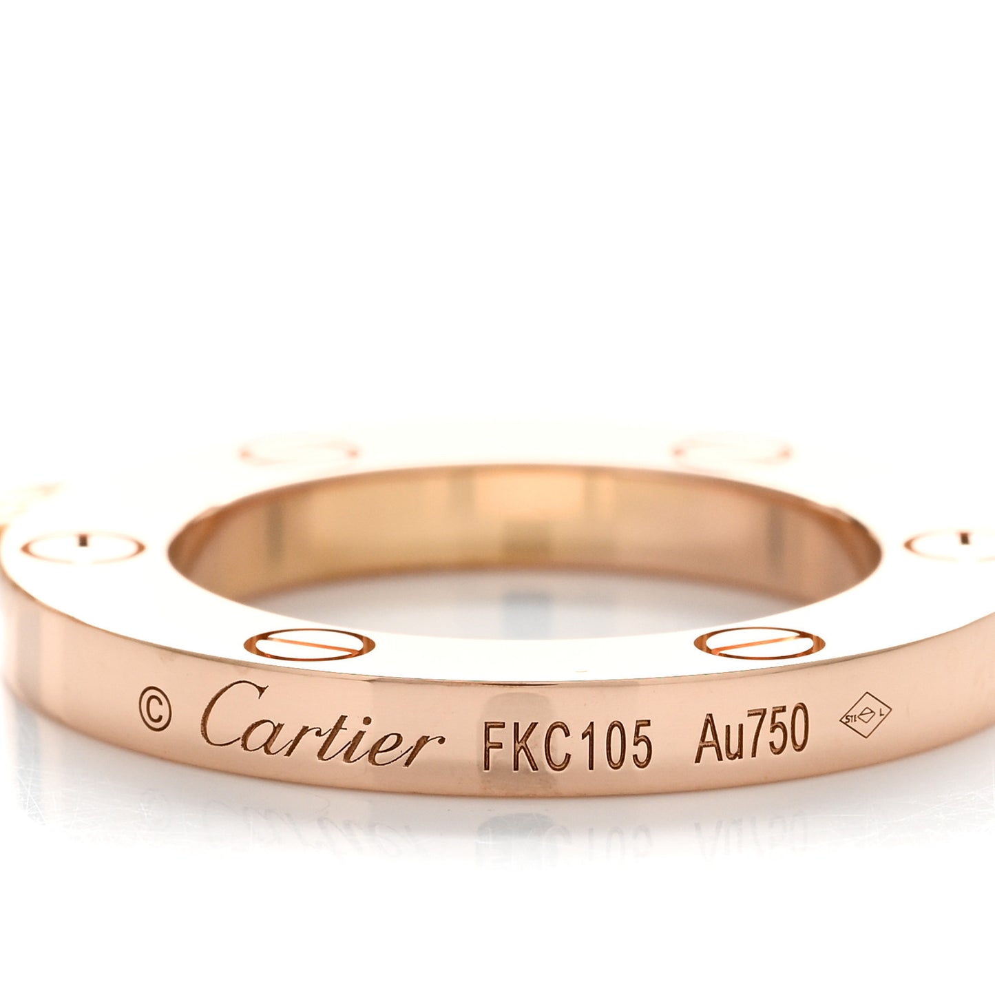 18K Pink Gold LOVE Pendant Necklace