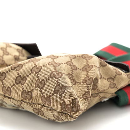 Gucci Monogram Web Belt Bag Dark Brown 12 of 13