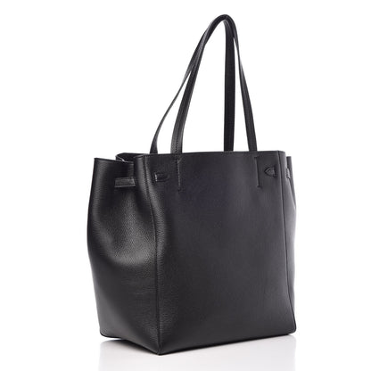 Celine Soft Grained Calfskin Small Belt Cabas Phantom Black 3 of 8