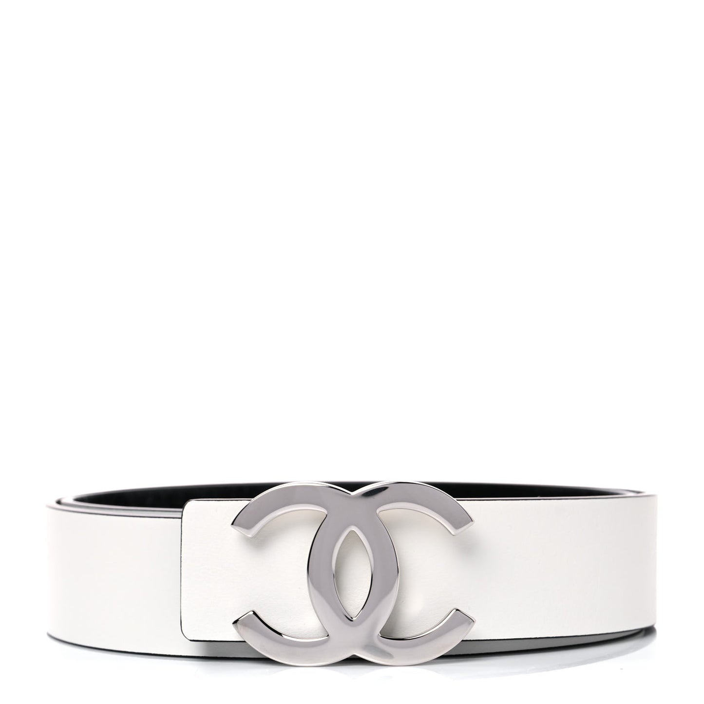 Calfskin CC Reversible Belt 90 Black White