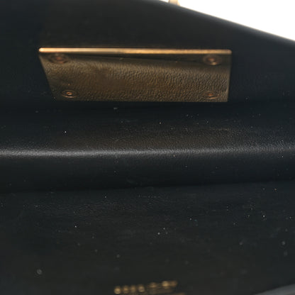 Salvatore Ferragamo Smooth Calfskin Mini Aileen Gancio Lock Crossbody Black 5 of 12