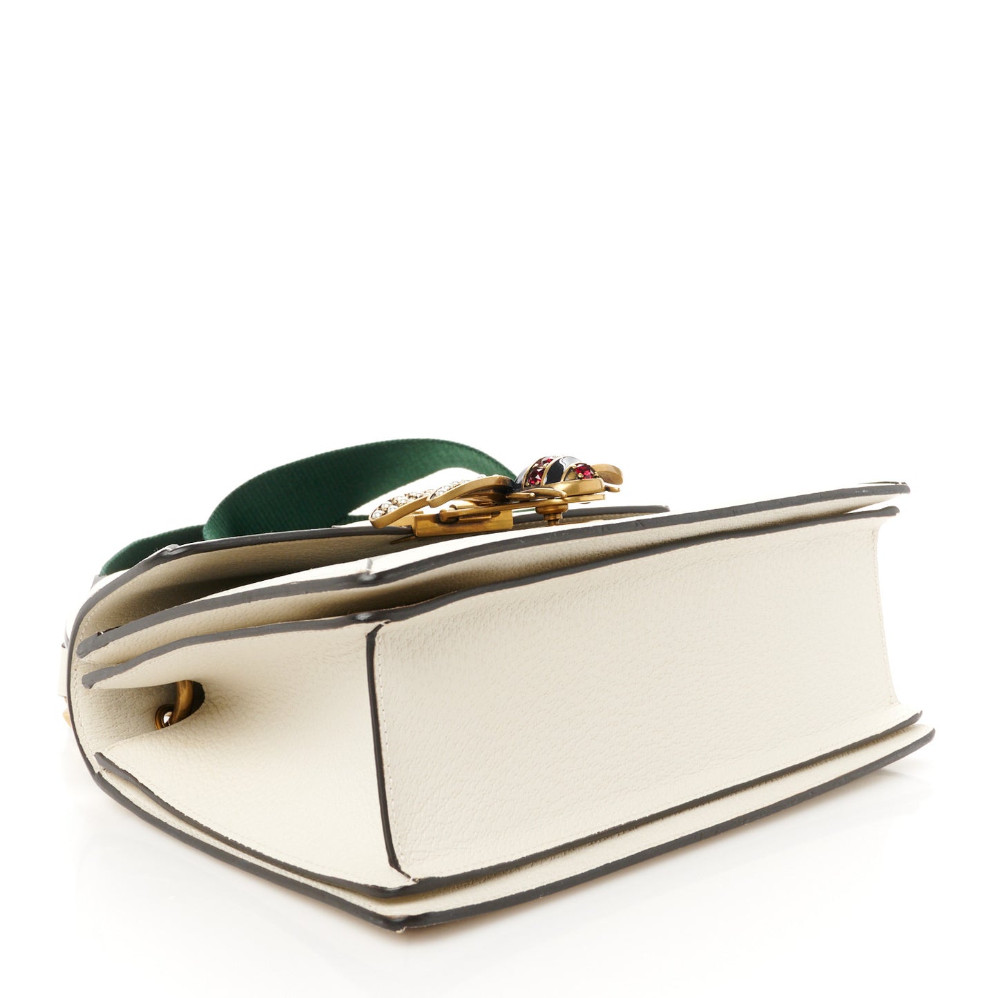 GG Supreme Monogram Small Queen Margaret Top Handle Bag White