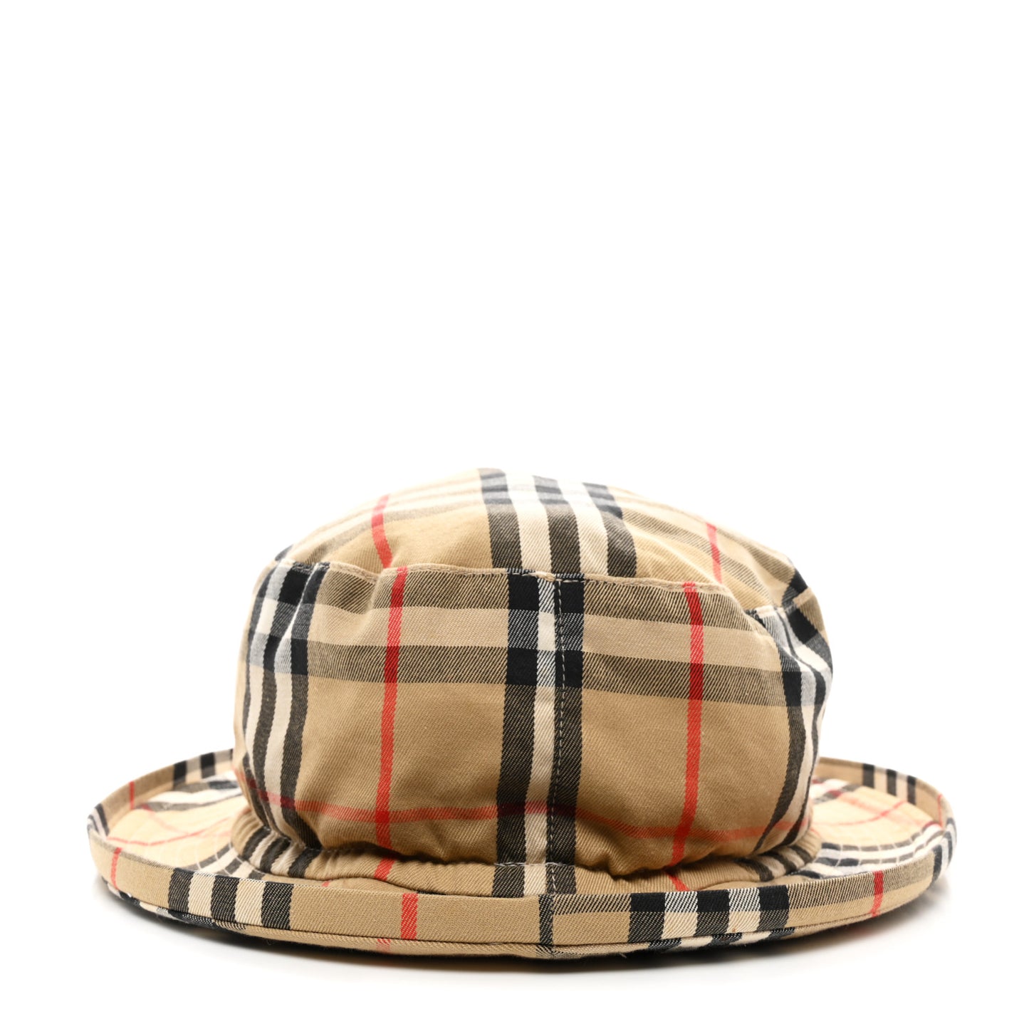 Technical Cotton Vintage Check Hat Archive Beige