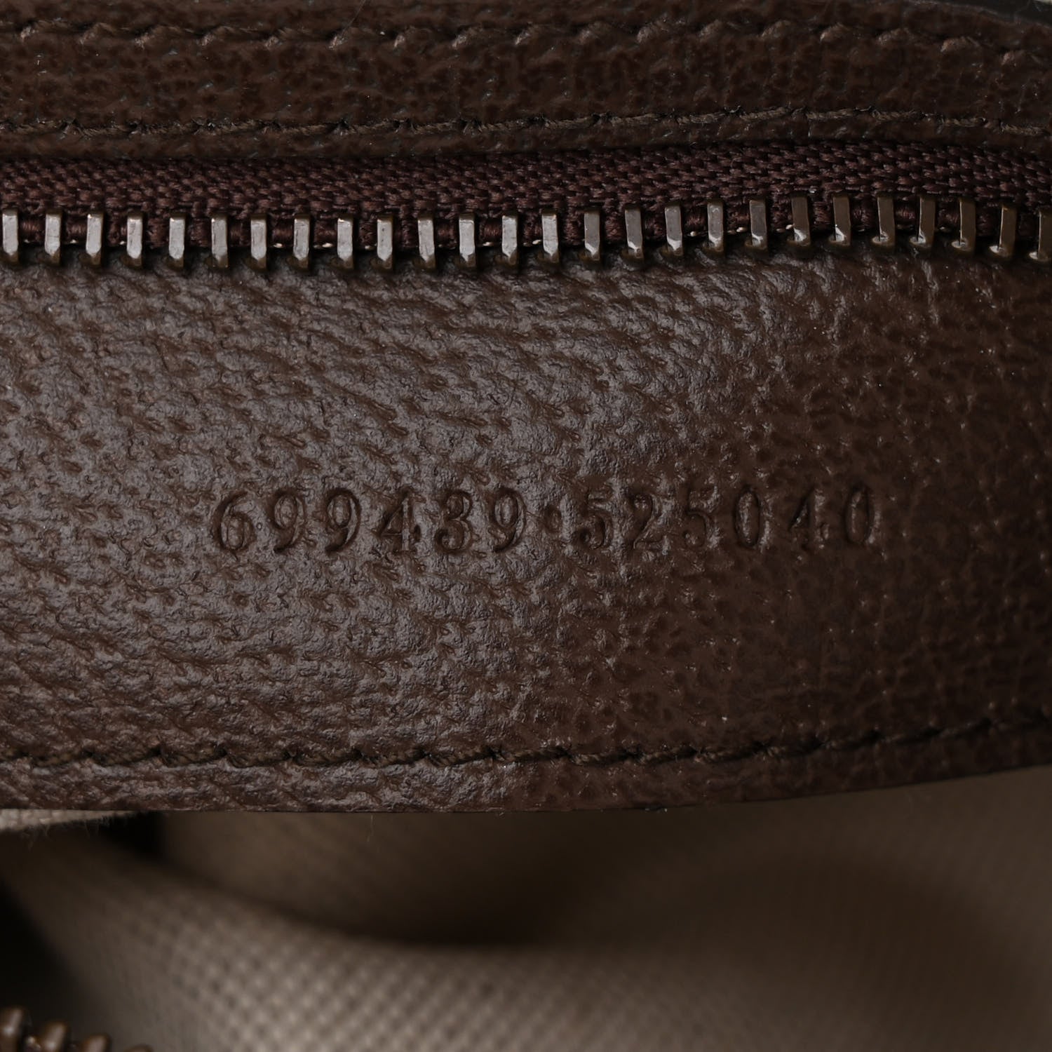 Gucci GG Supreme Monogram Textured Dollar Calfskin Web Ophidia Wristlet Shoulder Bag Beige Ebony New Acero 7 of 12