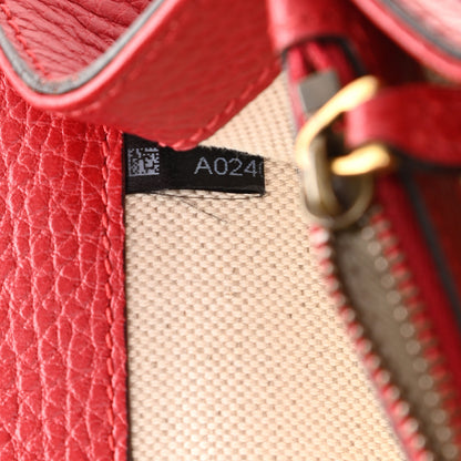 Gucci Dollar Calfskin Swarovski Crystal Small Dionysus Shoulder Bag Hibiscus Red 7 of 9