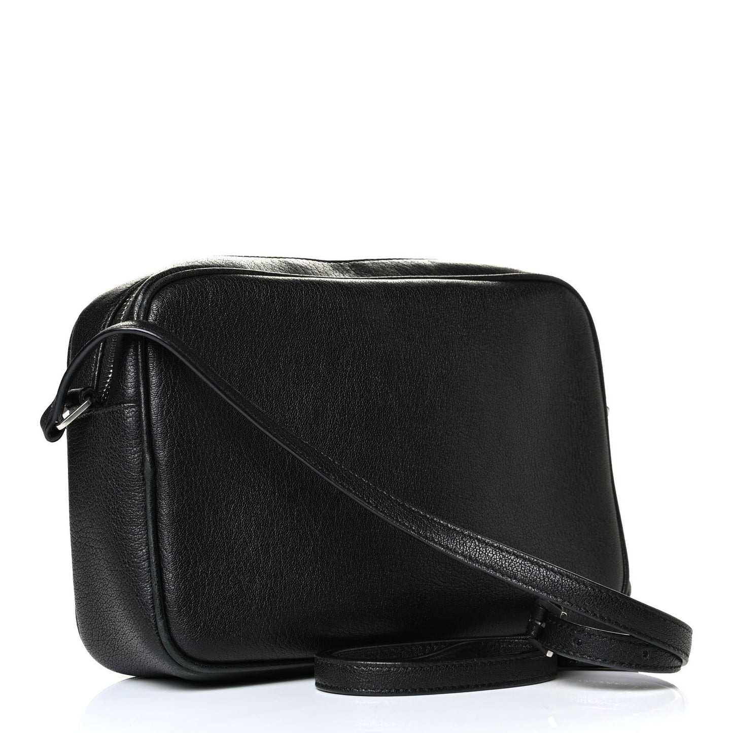 Lambskin Monogram Small Lou Camera Bag Black