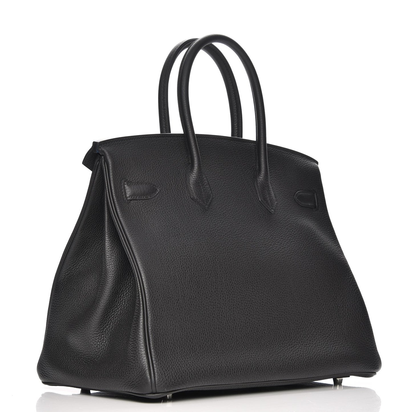 Togo Birkin 35 Black Bleu Agate
