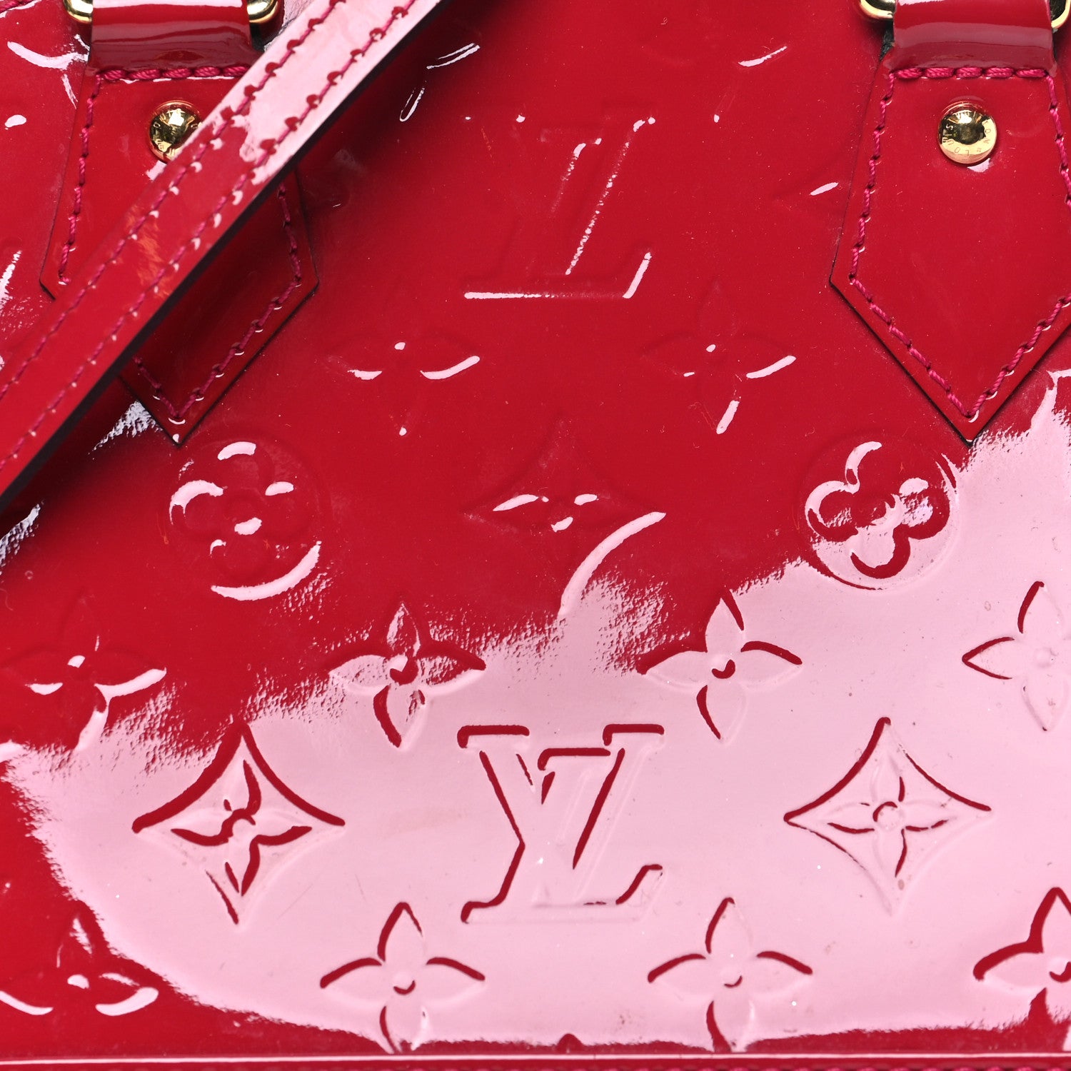 Louis Vuitton Vernis Alma BB Rose Indien 7 of 9