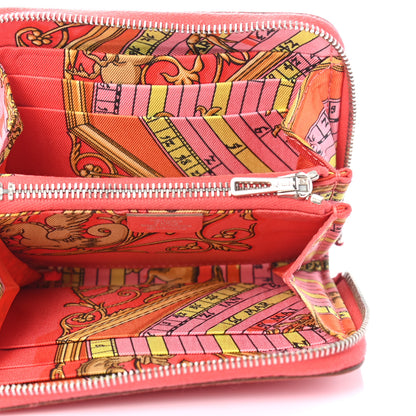 Hermes Epsom Silk'in Compact Wallet Rose Jaipur 5 of 7