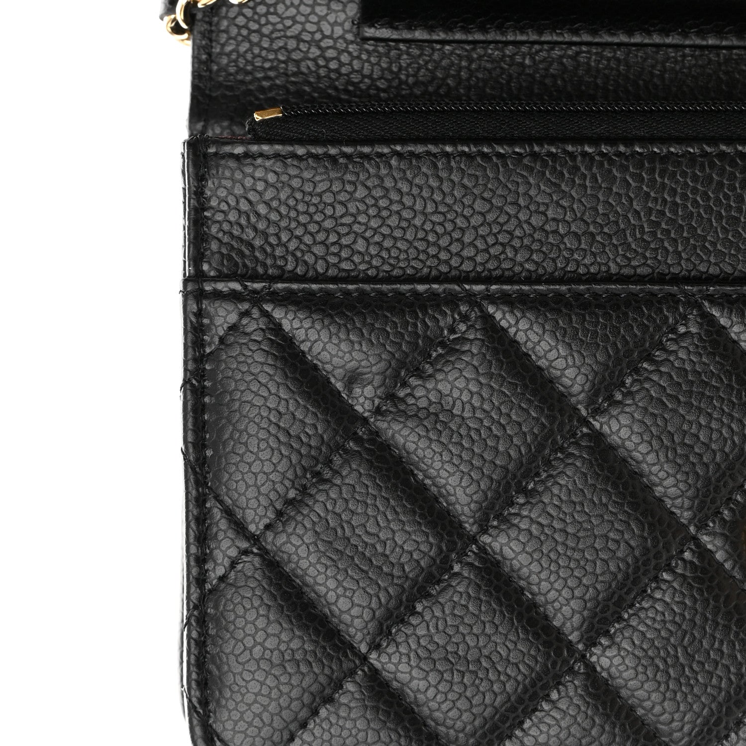 Chanel Caviar Quilted Wallet on Chain WOC Black 12 of 14