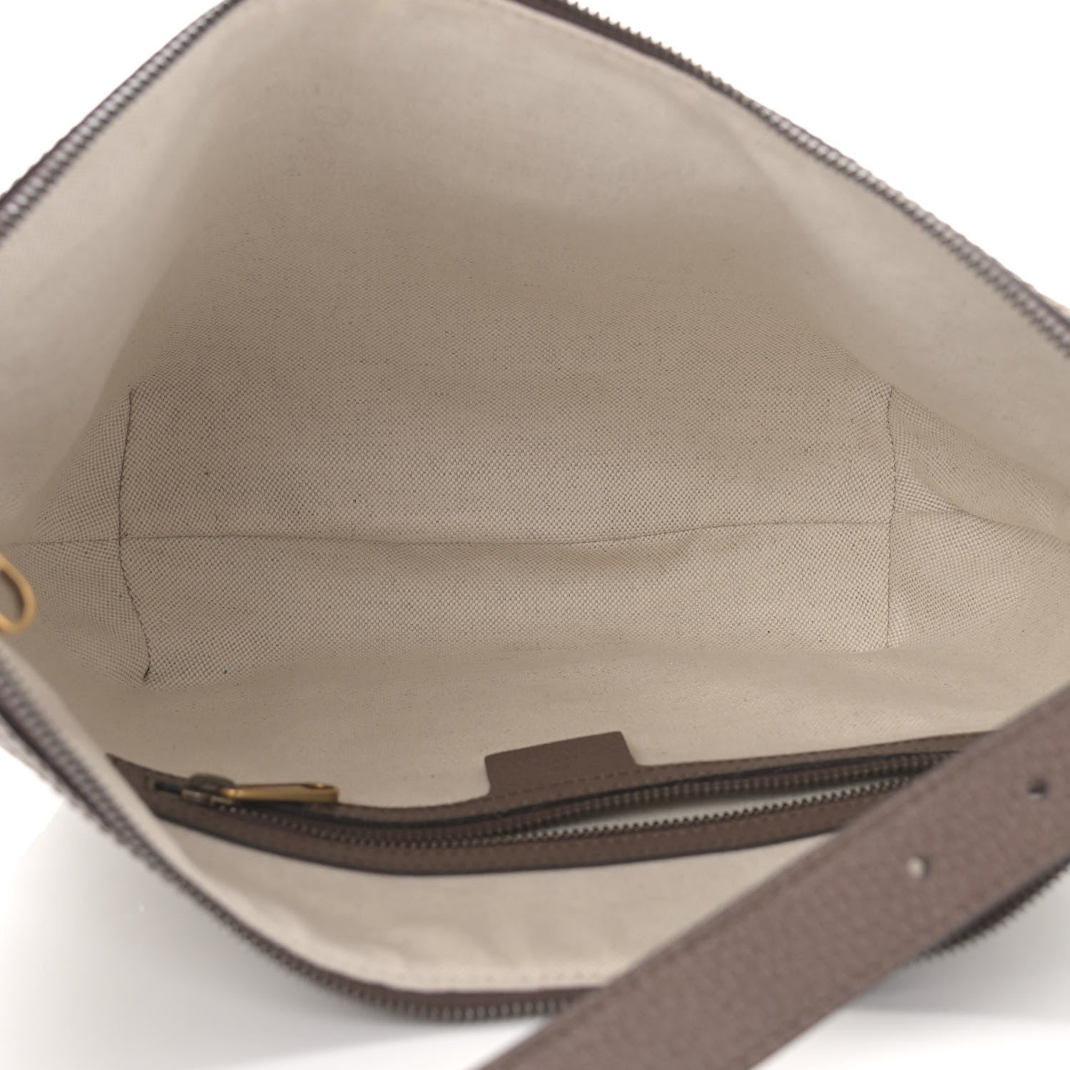 Gucci GG Supreme Monogram Web Small Ophidia Half Moon Hobo Brown 5 of 9
