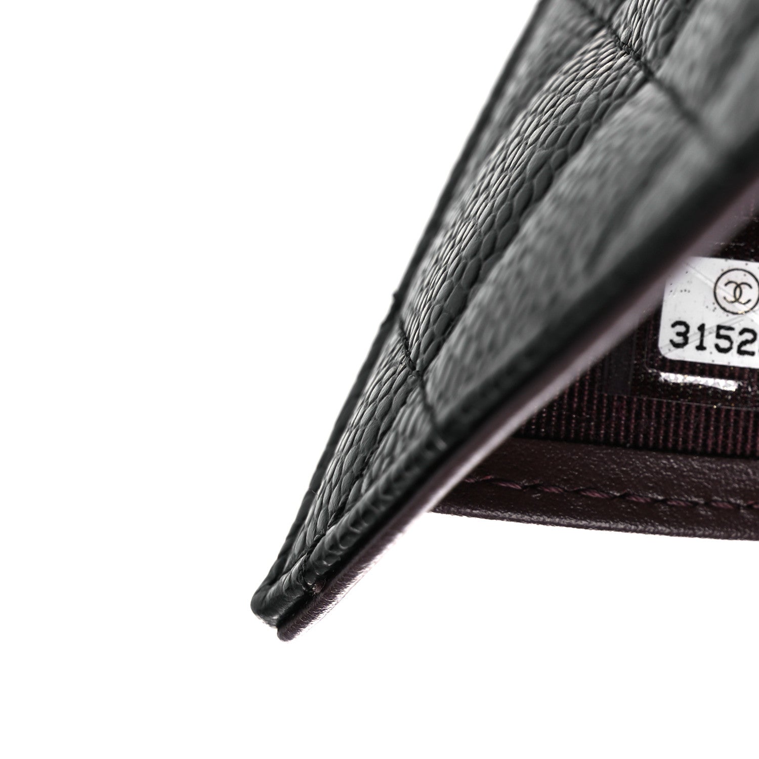 Chanel Caviar Quilted Compact Flap Wallet Black 8 of 10