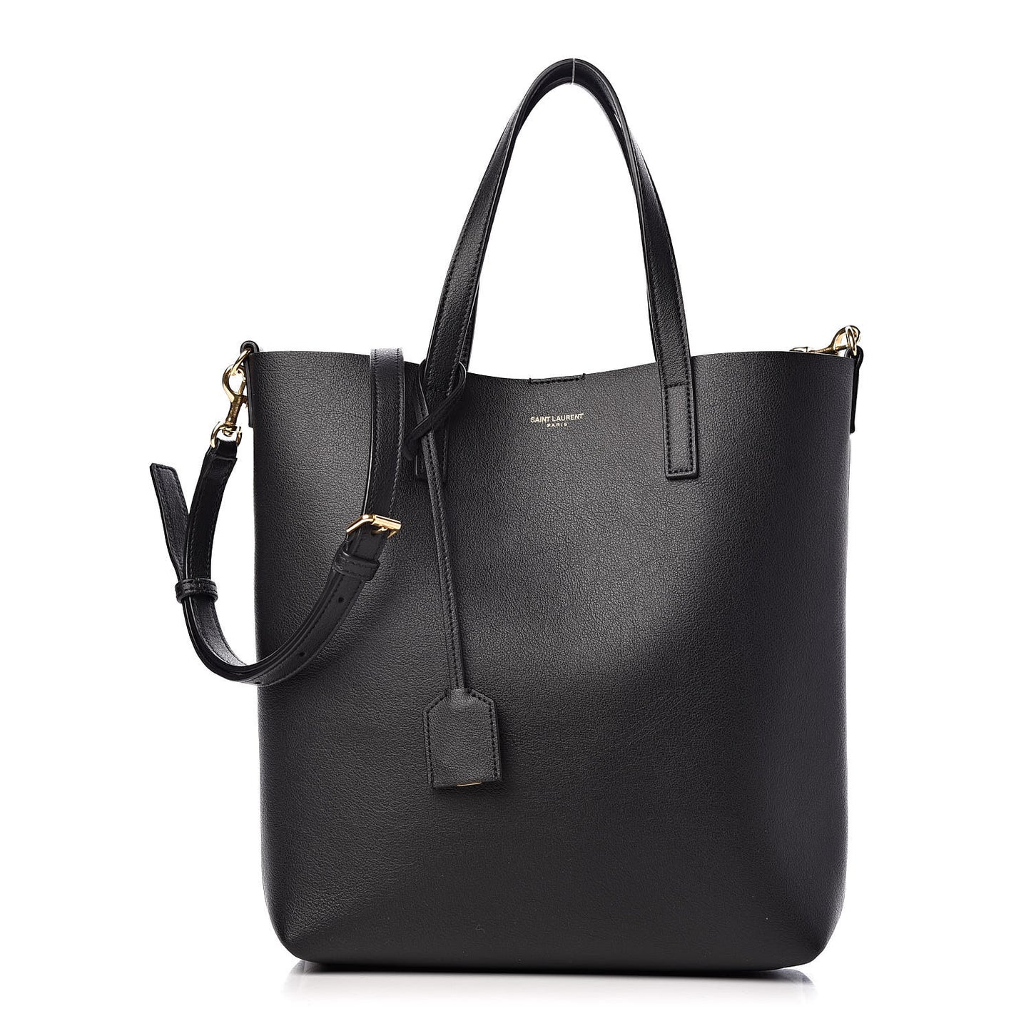 Calfskin Toy Shopping Tote Black