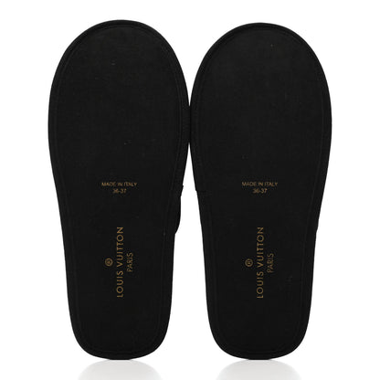 Louis Vuitton Satin LV Suite Flat Mule Black 36-37 6 of 8