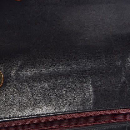 Chanel Lambskin Vertical Quilt Jumbo Single Flap Black 12 of 15