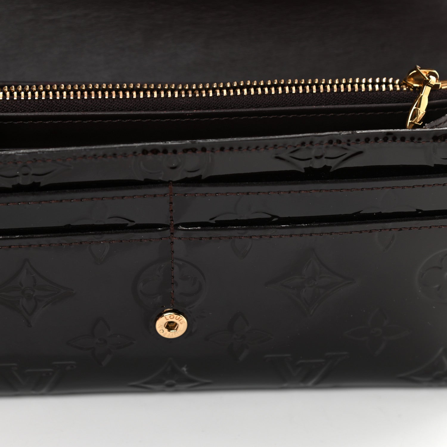 Louis Vuitton Vernis Sarah Wallet NM Amarante 7 of 10