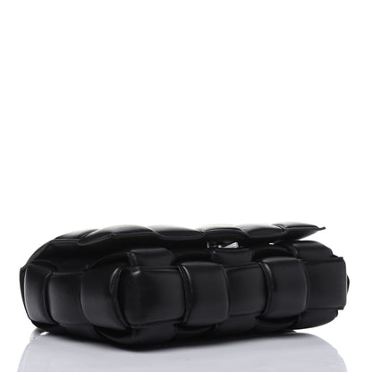Bottega Veneta Lambskin Maxi Intreccio Padded Chain Cassette Crossbody Bag Black 5 of 14