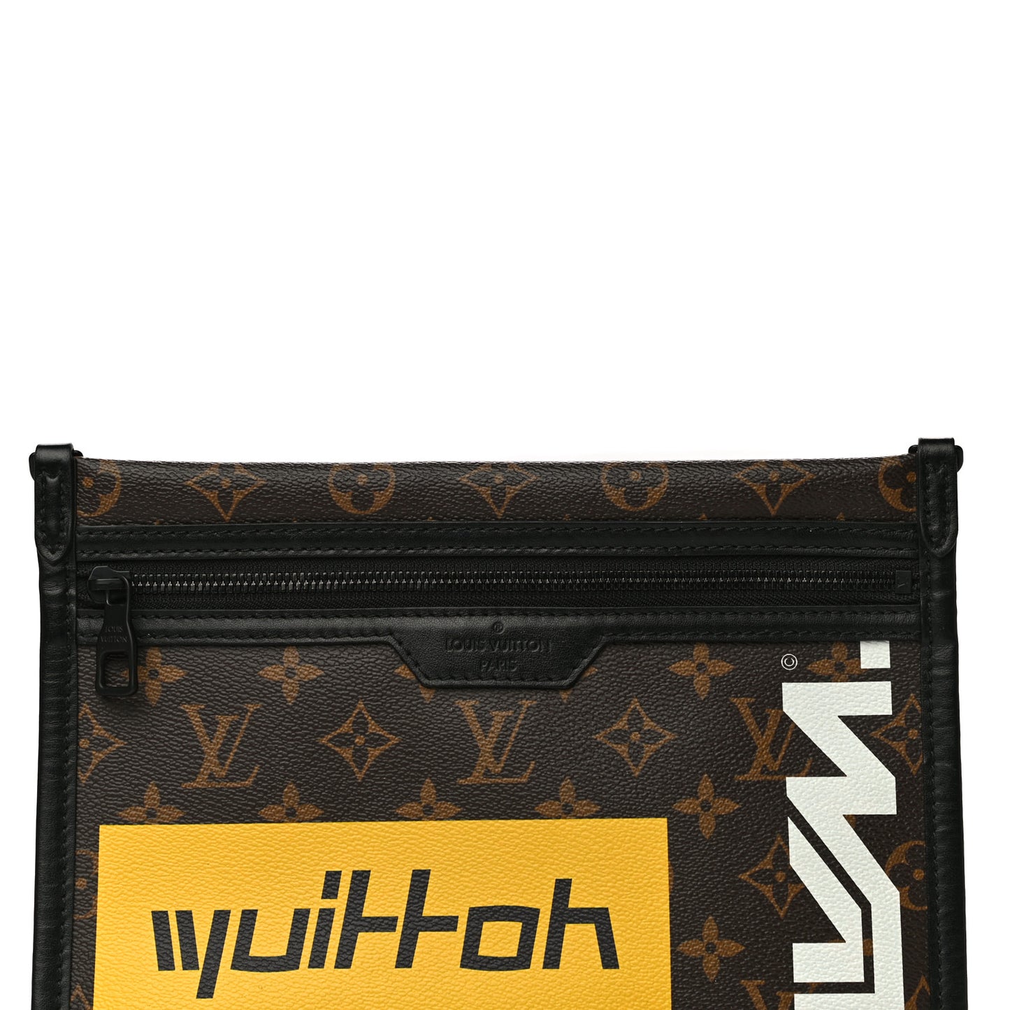 Monogram Flat Messenger Marron