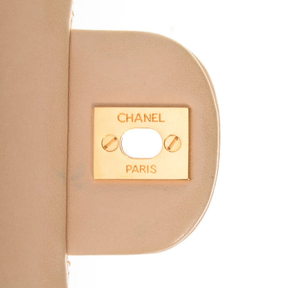 Chanel Lambskin Quilted Small Double Flap Beige 9 of 9