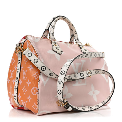 Louis Vuitton Monogram Giant Speedy Bandouliere 30 Rouge 3 of 9