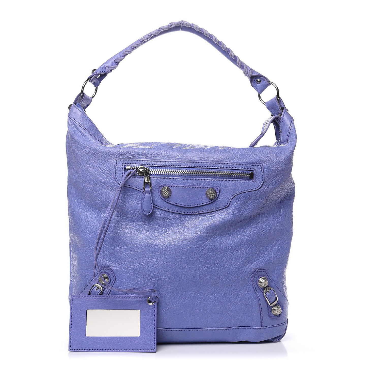 Agneau Giant 12 Silver Hardware Day Hobo Mauve Light Mauve