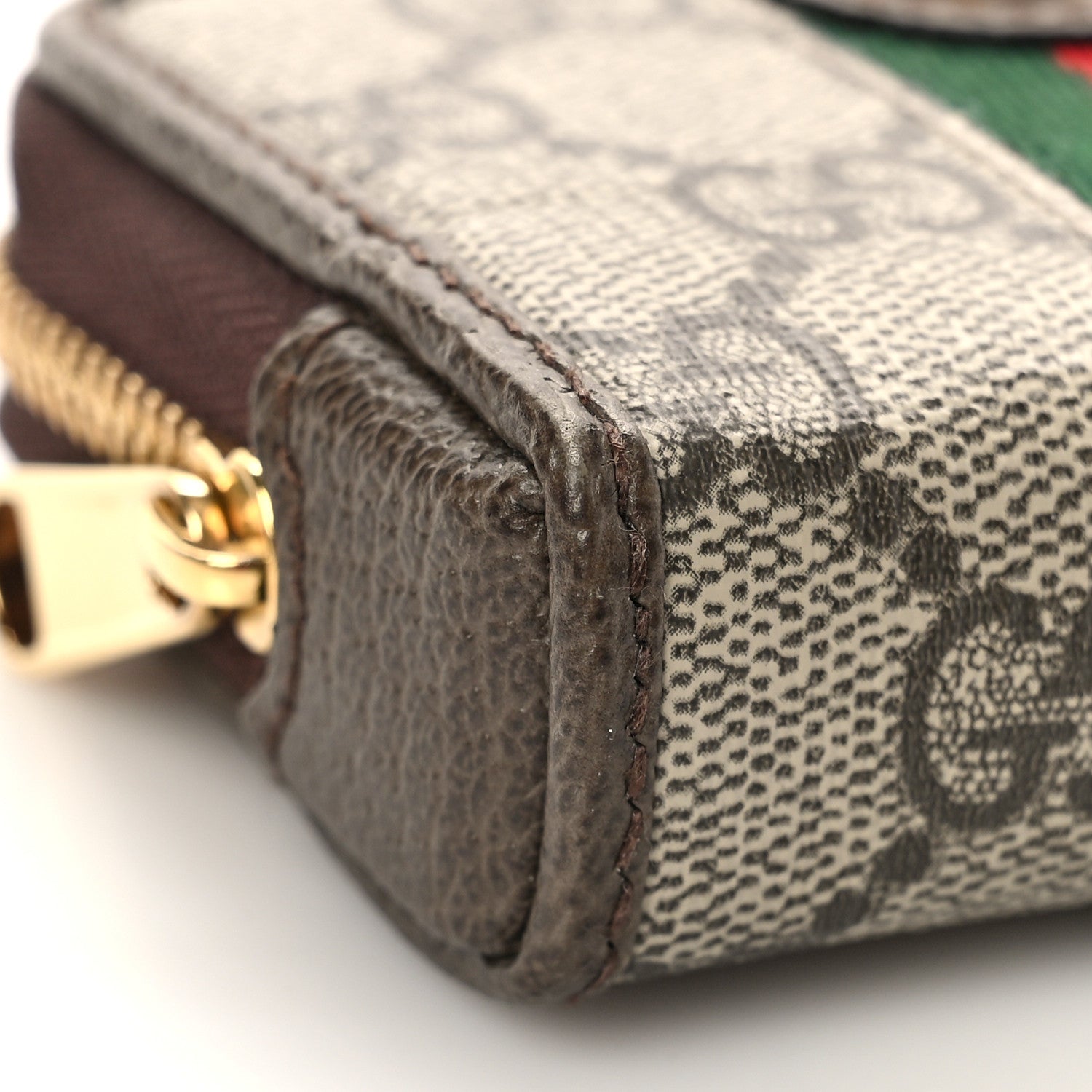 Gucci GG Supreme Monogram Web Ophidia Playing Card Case Beige New Acero 8 of 9