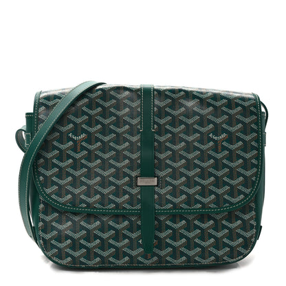 Goyard Goyardine Belvedere II MM Messenger Bag Green 1 of 11