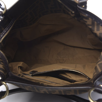 Fendi Zucca Large Chef Shopper Tote Tobacco 5 of 13