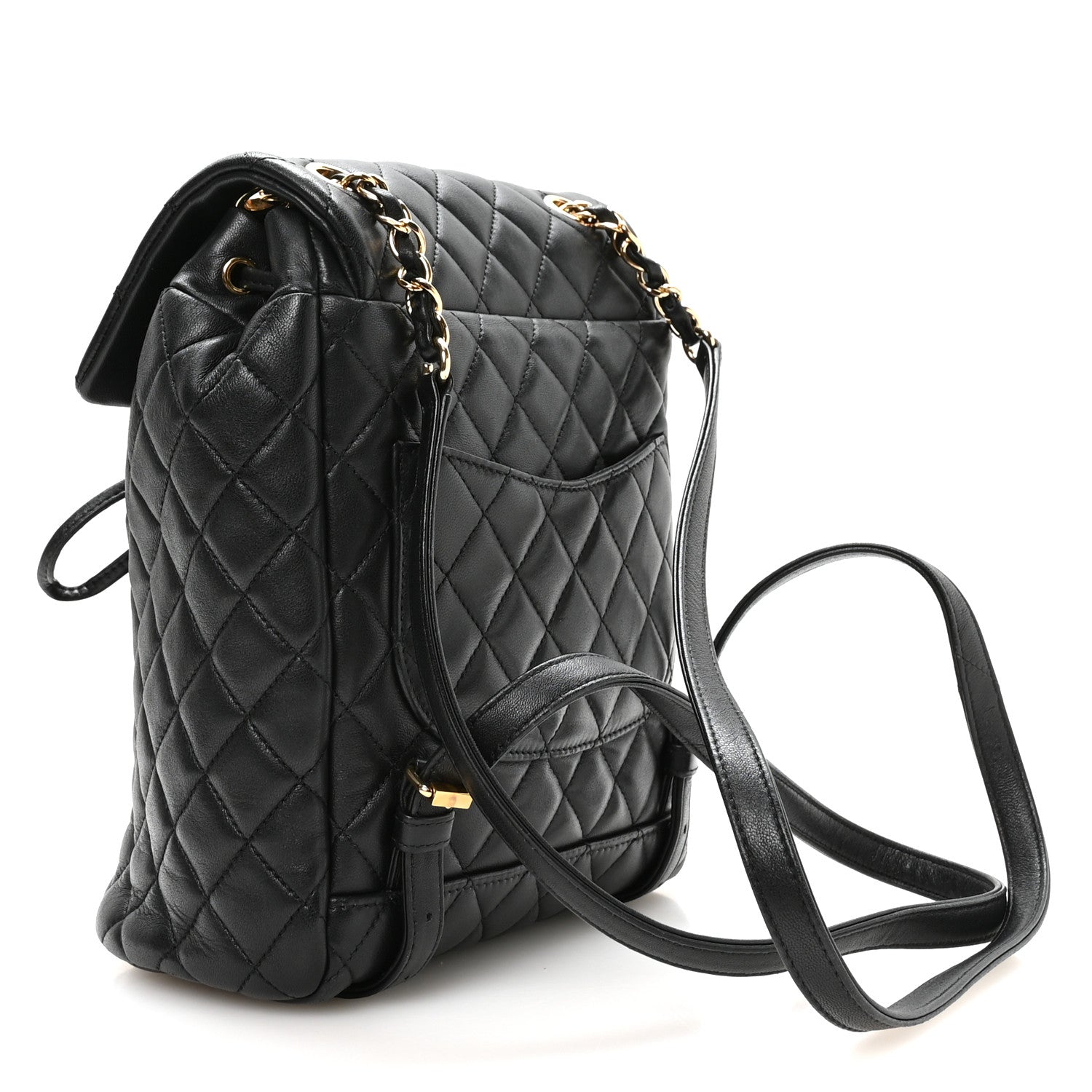 Chanel Lambskin Quilted Small Urban Spirit Backpack Black 2 of 9