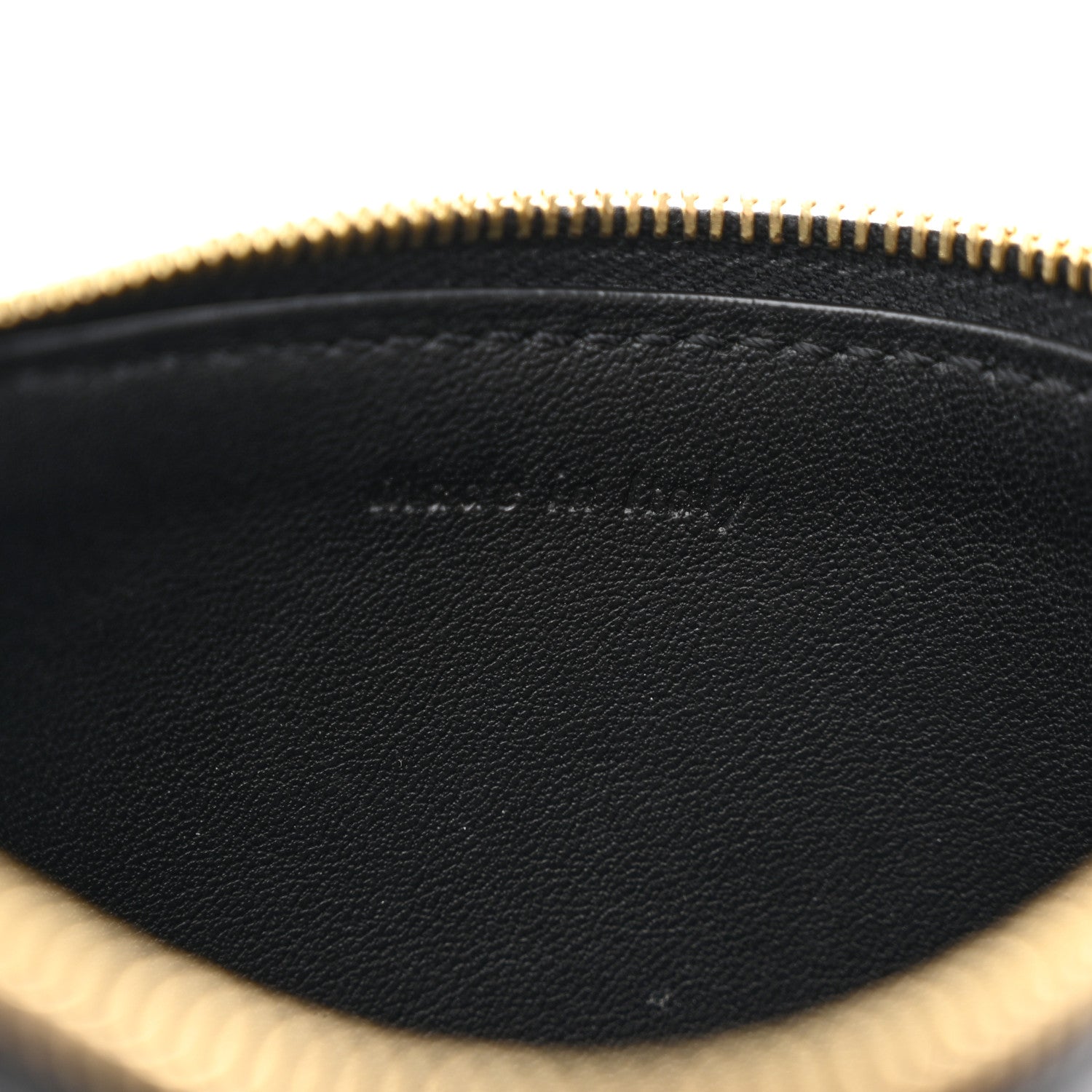 Celine Lambskin Coin and Card Pouch Black 7 of 8