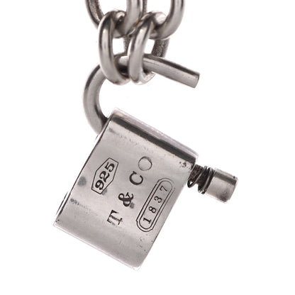 Tiffany Sterling Silver 1837 Lock Charm Necklace 5 of 5