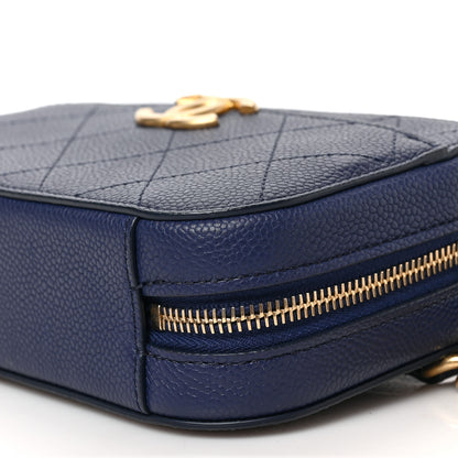 Chanel Caviar Stitched Waist Bag Blue 9 of 9