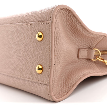 Saint Laurent Calfskin Baby Monogram Cabas Antique Rose 10 of 14