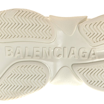 Balenciaga Technical Fabric Allover Logo Womens Triple S Sneakers 39 White Black 8 of 11