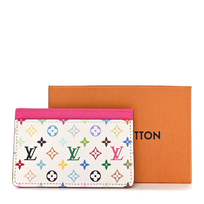 Louis Vuitton LV X TM Monogram Multicolor Card Holder Kawaii Pink 8 of 8