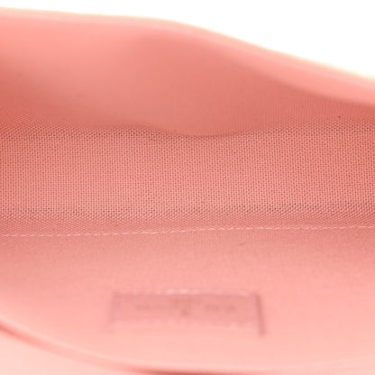 Louis Vuitton Damier Azur Pochette Felicie Chain Wallet Rose Ballerine 6 of 12