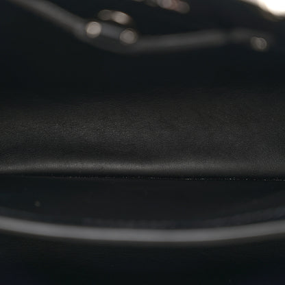 Louis Vuitton Smooth Calfskin Crystal Flowers Capucines BB Black 5 of 10