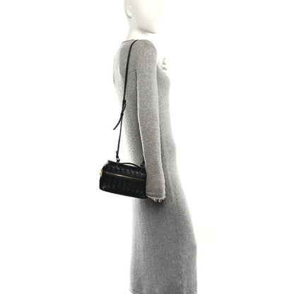 Bottega Veneta Calfskin Intrecciato Bang Bang Vanity Case Black 2 of 13