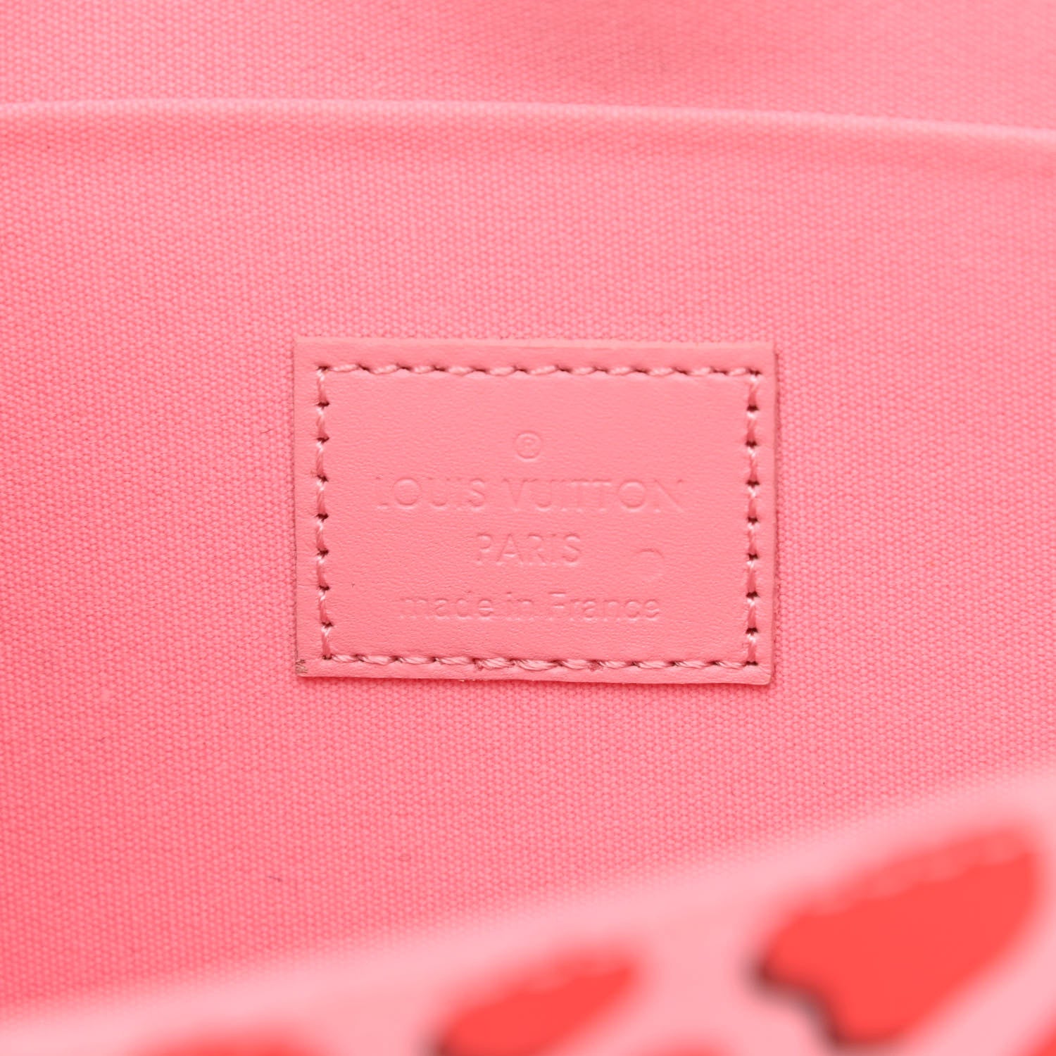 Louis Vuitton Vernis Jungle Dots Pochette Felicie Sugar Pink Poppy 7 of 11