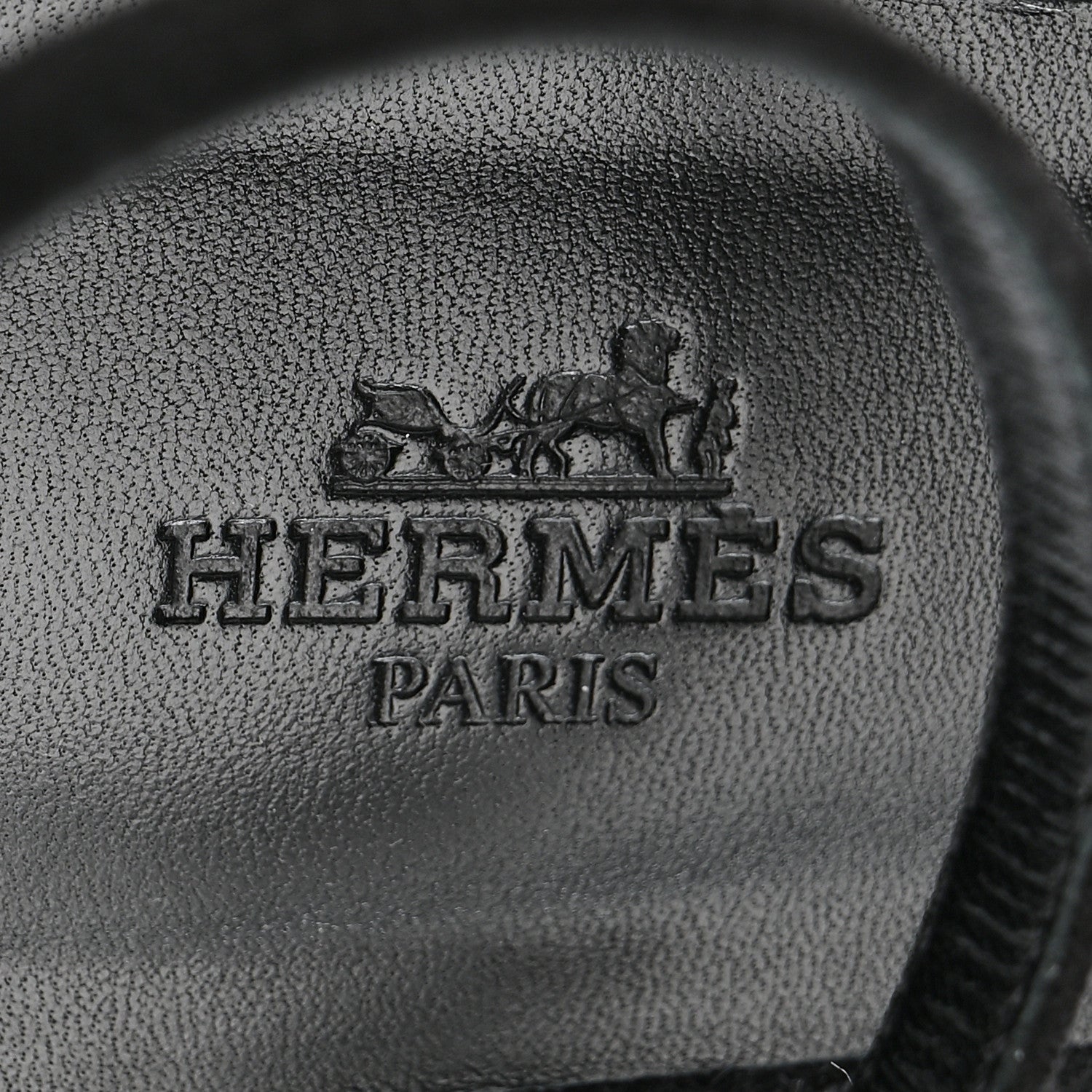 Hermes Suede Glitter Santorini Sandals 38.5 Black 8 of 10