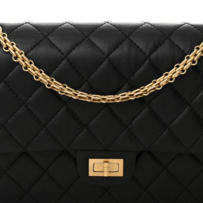 Chanel Aged Calfskin Quilted 2.55 Reissue 226 Flap Black 8 of 14