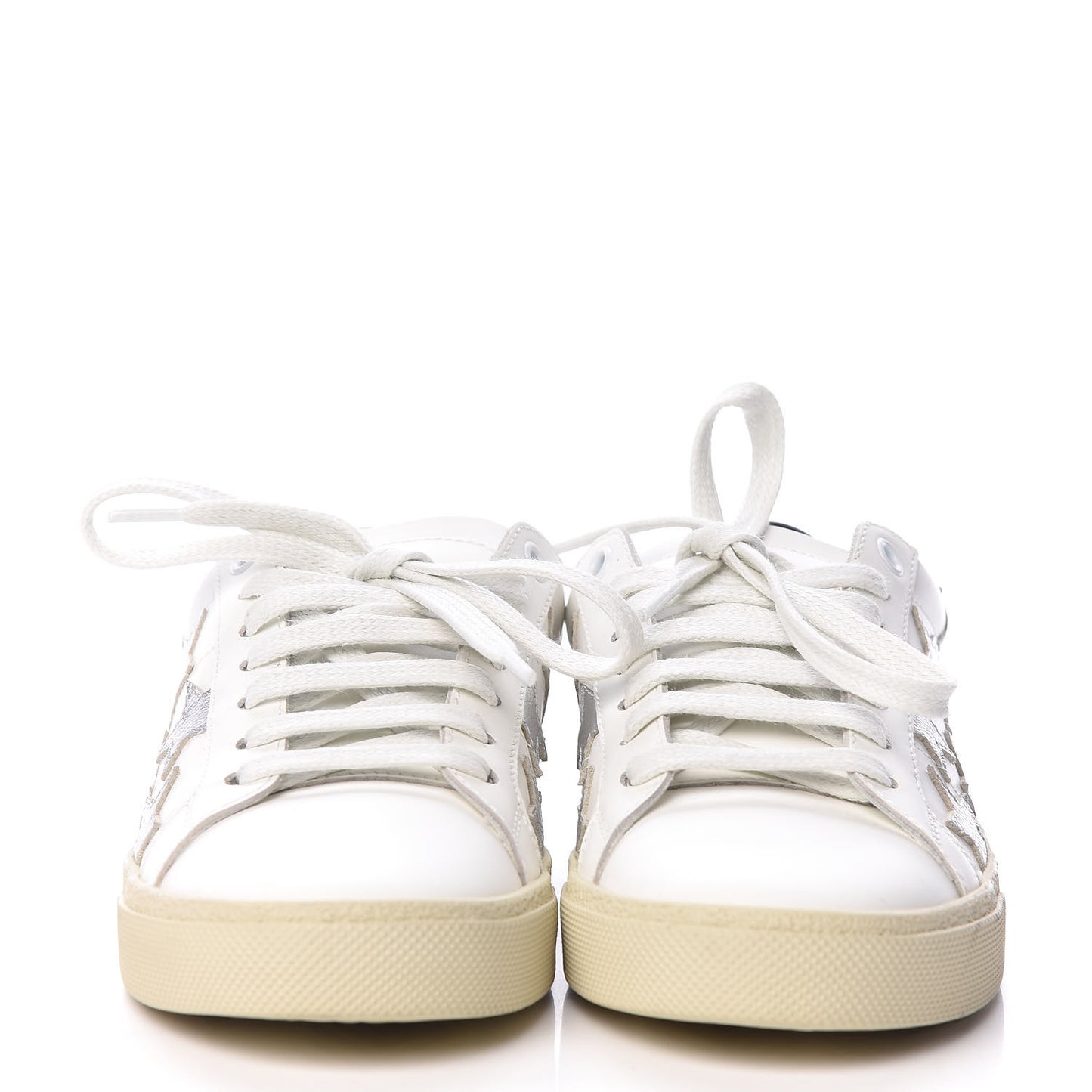Nappa Womens Star Court Sneakers 36 Off White