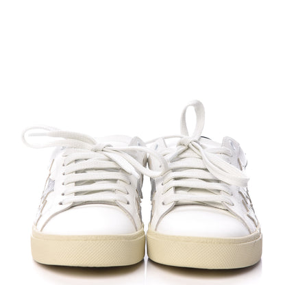Saint Laurent Nappa Womens Star Court Sneakers 36 Off White 2 of 11
