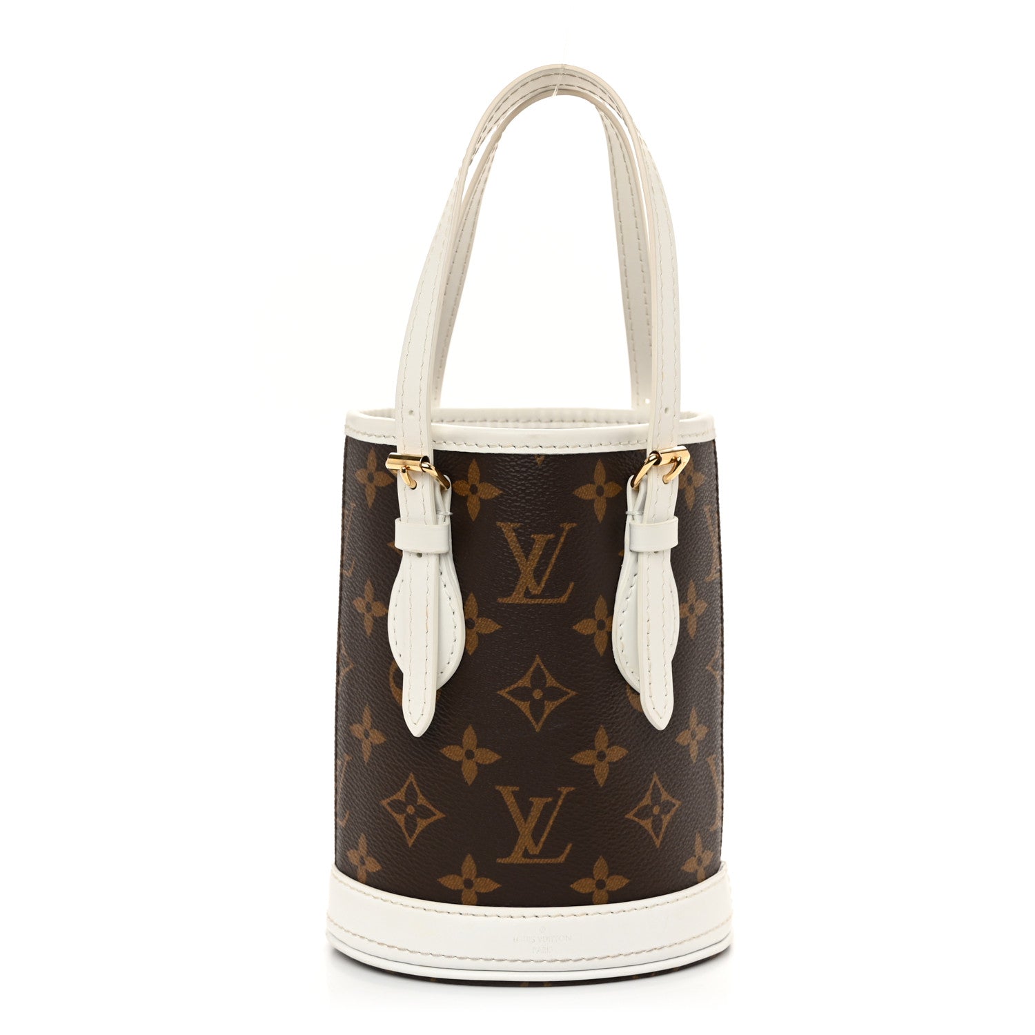 Louis Vuitton Monogram LV Match Nano Bucket Bag White 1 of 13