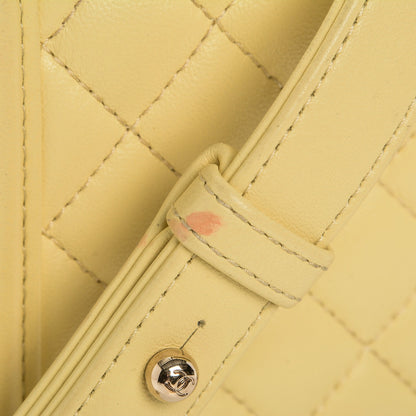 Chanel Lambskin Quilted Medium Boy Flap Yellow 11 of 17