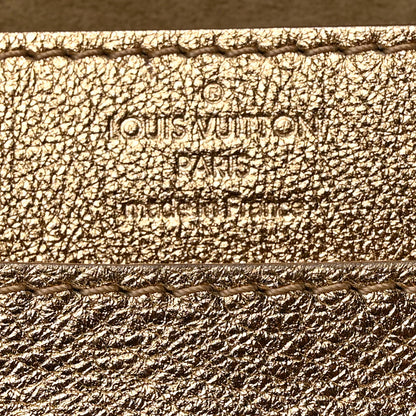 Louis Vuitton Calfskin Neo Sobe Louise EW Clutch Gold 5 of 8