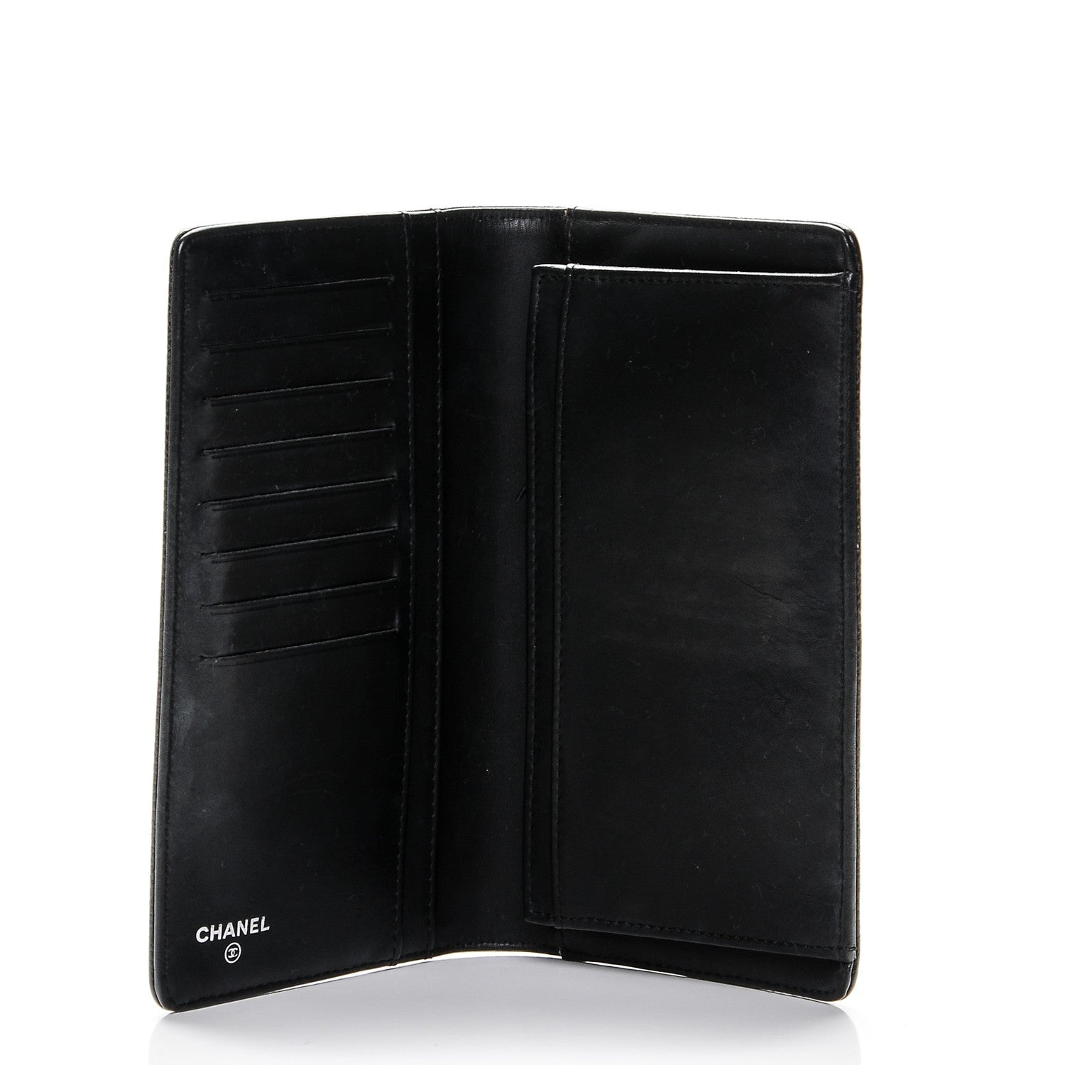 Chanel Caviar Timeless CC Yen Wallet Black 5 of 7
