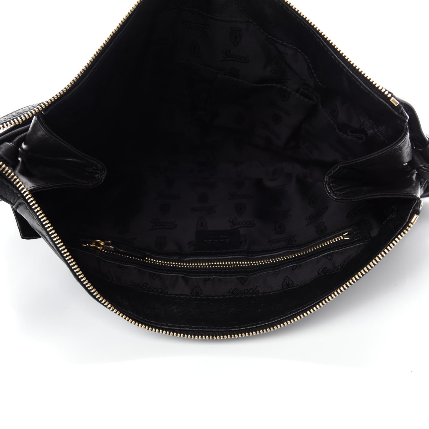 Gucci Calfskin Hysteria Large Clutch Black 5 of 11