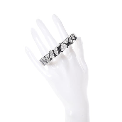 Chanel Resin Lace CC Bangle Transparent 2 of 4